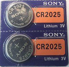 2PK CR2025 SONY MURATA 3V LITHIUM (GREAT EXP 2034) DL2025 ECR2025 FREE SHIP