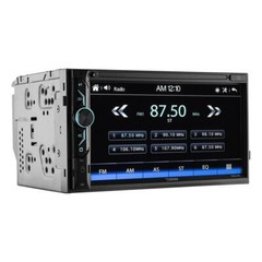 DS18 6.9″ Touchscreen Double-Din Car Head Unit Bluetooth USB Android Mirror Link