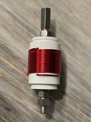 KI5GRD 40 Meter Loading Coil – 3/8-24 thread – for POTA, SOTA, Field Day