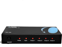 HDMI Splitter 1 in 4 Out – 4K@30Hz HDMI 2.0 Splitter with HDCP 1.4, EDID