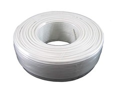Cable 300ft Rounded White Roll (100m Long) 4×1/0.4 26 AWG Gauge Solid Wire -R…