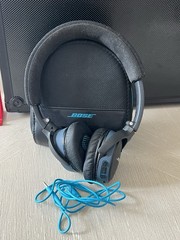 Bose SoundLink Around-Ear Wireless Headphones II Black Blue Bluetooth w/ Case