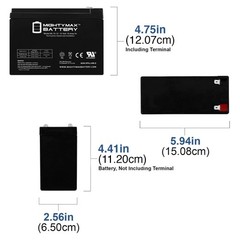 Mighty Max 12V 10AH SLA Replacement Battery for 13447, 134471