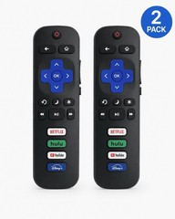 2 Pack Replacement Remote Compatible with Roku TV RC280 RC282 Style Sleep Button
