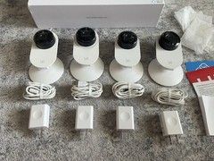 YI 1080p Home Camera Family Pack 4 in 1 WiFi Night Vision 2-Way Audio Open Box