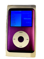 Apple iPod classic 7th Generation Purple Pink (256GB) Bundle w/ new accessories