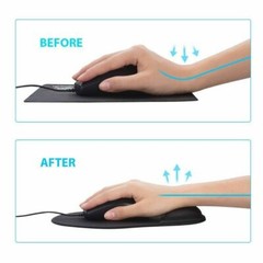 Comfort Wrist Gel Rest Support Mouse Mat Mice Pad Computer PC Laptop Soft Gaming