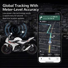 GPS Tracker for Vehicles Magnetic Car Tracking Device Mini Hidden for iPhone/IOS