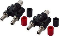 onelinkmore BNC Female to Dual Banana Socket Binding Post RF 5 PCS
