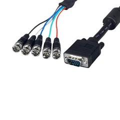 6FT 10FT VGA DB15 RGB HV SVGA Male to 5 BNC Male CRT Monitor FPGA MiSTer Cable