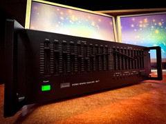 SANSUI SE-7 BLACK 🌈RaRe🌈 Vintage Analog Stereo Graphic Equalizer