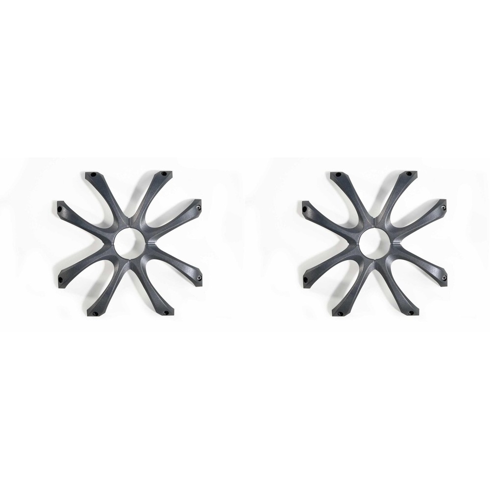 Kicker (2) 08GL710 Square 10 Inch 250mm Cast Grille Bundle
