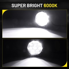 AUXBEAM 5″ inch LED Light Pods Bar Spot DRL Driving Fog Lamps SUV Offroad Truck
