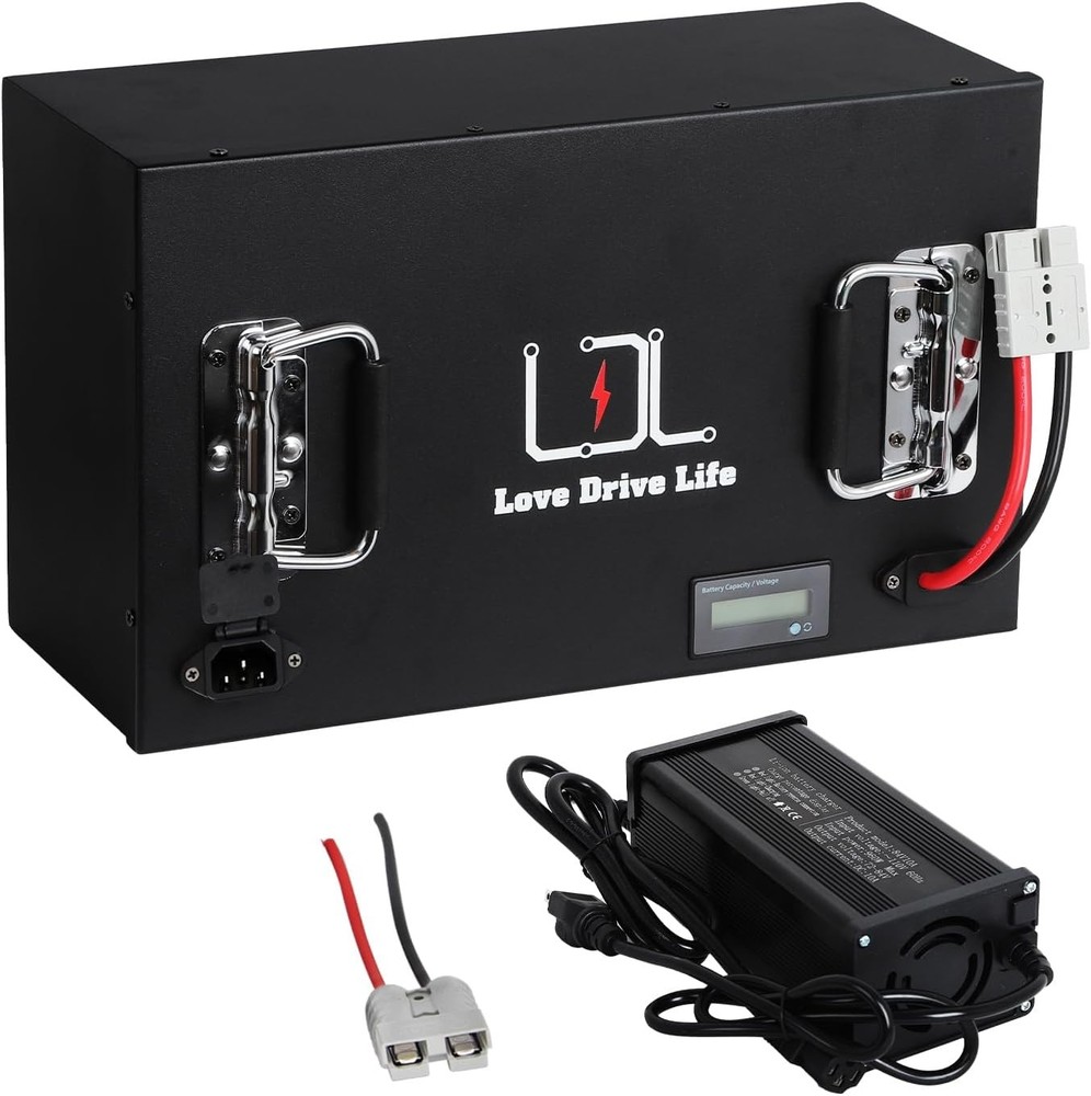 72V Battery Pack 80Ah Lithium Li-ion for 0-7000W Motor 100A BMS with 10A Charger