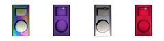 Replacement Housing for iPod Mini 1st / 2nd Gen Blue Green Pink Silver Shell