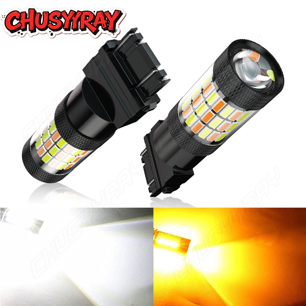 For 2011-2018 RAM 1500 2500 3500 1Set 3157 3156 LED Switchback Turn Signal Light