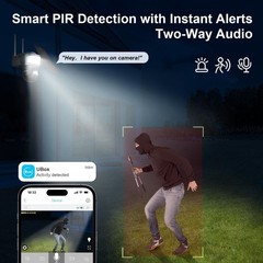 No WiFi Needed – 2K Color Night Vision Solar Security Camera with Motion Alerts