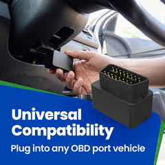 OBD2 GPS Tracker Real Time Vehicle Tracking Device 4G OBD II Car + $5 SIM
