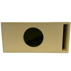 Single 1×8″ Spl Edition Vented Subwoofer Box Ported MDF 3/4 Double Baffle