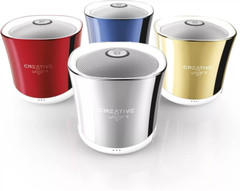 BRAND NEW! CREATIVE WOOF 3 PORTABLE BLUETOOTH WIRELESS SPEAKER CRYSTALLITE BLUE