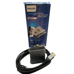 Philips SWV9173GR 8K Ultra High Definition HDMI 2 Device Port Audio/Video Switch