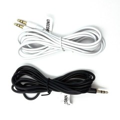 25 Aux Cables Wholesale Bulk Lot 2m/6.6ft 3.5mm MP3 Music Audio Extension Cable