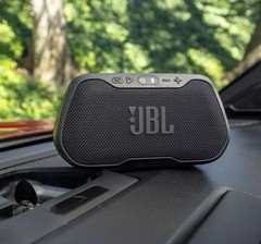 JBL Toyota Mini Bluetooth Portable Speaker, Rectangular Shape, Black