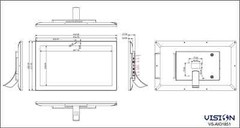 18Inch Android RK3566 Capacitive Screen Touch All In One Advertising Tablet
