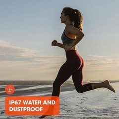 JBL Endurance Race Waterproof Wireless Earbud Headphones Black JBLENDURACEBLKAM