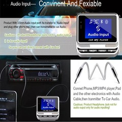 Car Bluetooth FM Radio Transmitter Part Cigarette Lighter Radio Music Adapter