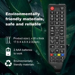 Two Pack New Universal Remote Control for ALL Samsung LCD LED HDTV 3D Smart TVs