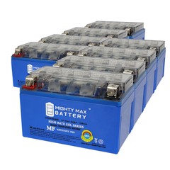 Mighty Max YTX7A-BSGEL 12V 6AH Battery Replaces PowerSonic YTX7A-BS – 8 Pack