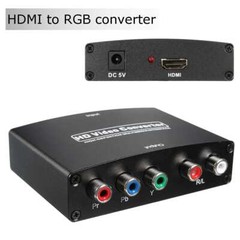 1080P HD HDMI To 5RCA RGB Component YPbPr Video and R/L Audio Adapter Converter