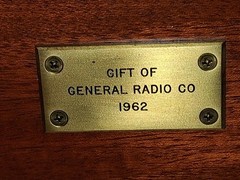 GENERAL CONCORD PRECISION CAPACITOR 722-ME, S/N 9132, 1962 U.S.A., IN WOODEN BOX