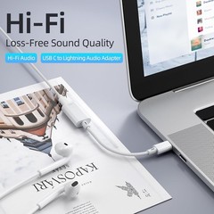 USB C to Audio Adapter Fast Charge Data 1Pc iPhone iPad Galaxy Use