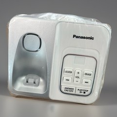 Panasonic KX-TGD832W White DECT 6.0 Expandable Cordless Answering Phone System