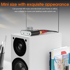 Hi-Fi Bluetooth 5.0 Stereo Audio Amplifier Mini 2 Channel Digital Receiver Amp