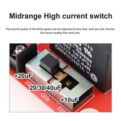 4 – 8 Ω Hifi Audio Speaker Crossover 1200W Frequency Divider Adjustable Midrange