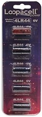25 A544 4LR44 PX28A 476A GP476 K28L L1325 V28PX 6V Collar Batteries By LOOPACELL