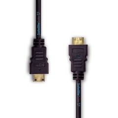 SatelliteSale Mini HDMI To HDMI Cable 4K 2160p PVC Black Cord 3 feet