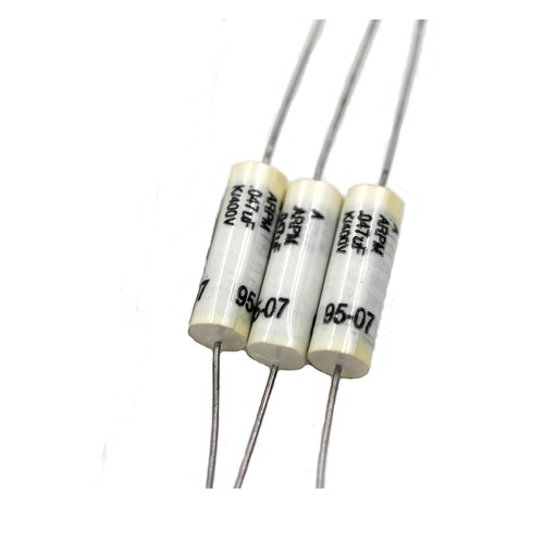 0.047uF, 400V Axial Metallized Polypropylene Capacitor- Lot of 3