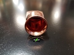 4/0 gauge Ring 5/16 Hole Terminal BATTERY Lug Bare Copper Un-insulated AWG (1)