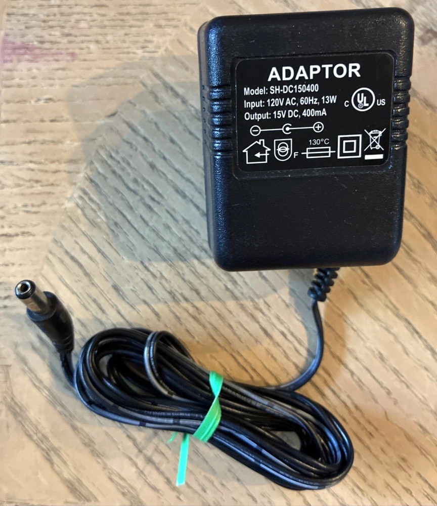 120V AC, 60Hz 13W Adapter Power Supply SH-DC150400 Transformer Charger TESTED!