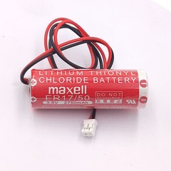 10Pcs Maxell ER17/50 3.6V 2750mAh ER17/50 PLC battery With Plug ER1750 Battery