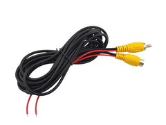 10FT/3M Car RCA Video Extension Cable with Power Wire – Male to Female AV Cable
