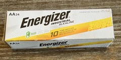 Energizer EN91 Industrial Alkaline Batteries, AA, 24 Batteries/Box