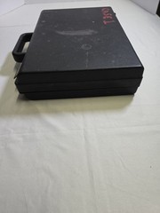 Vintage 36 Cassette Storage Carrying Case Tote Black-Plastic W/36 Tape