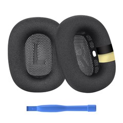 Ear Pads Replacement for AirPods Max Mesh Fabric with Silicone Layer–Space Grey