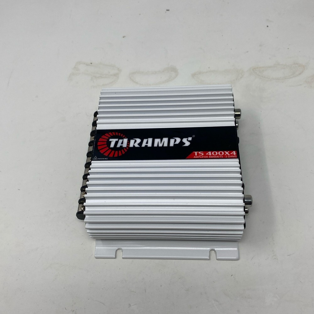 Taramps TS 400×4 V2 4-Ch Class D Amp 400W RMS Silver/Black Small