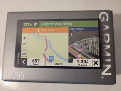 Garmin RV 795 GPS Navigator Large Easy-to-Read 7 in Display Custom RV Routing